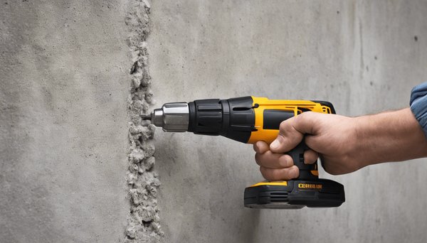 Techniques pour percer un mur en béton sans percussion