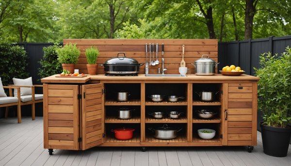 Aménagez votre extérieur avec une cuisine container unique